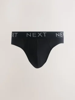 Blue / Grey Marl 10 pack Cotton Rich Briefs