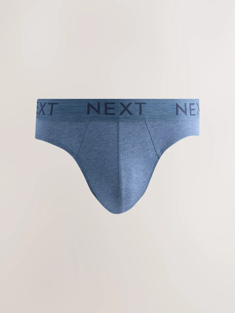 Blue / Grey Marl 10 pack Cotton Rich Briefs