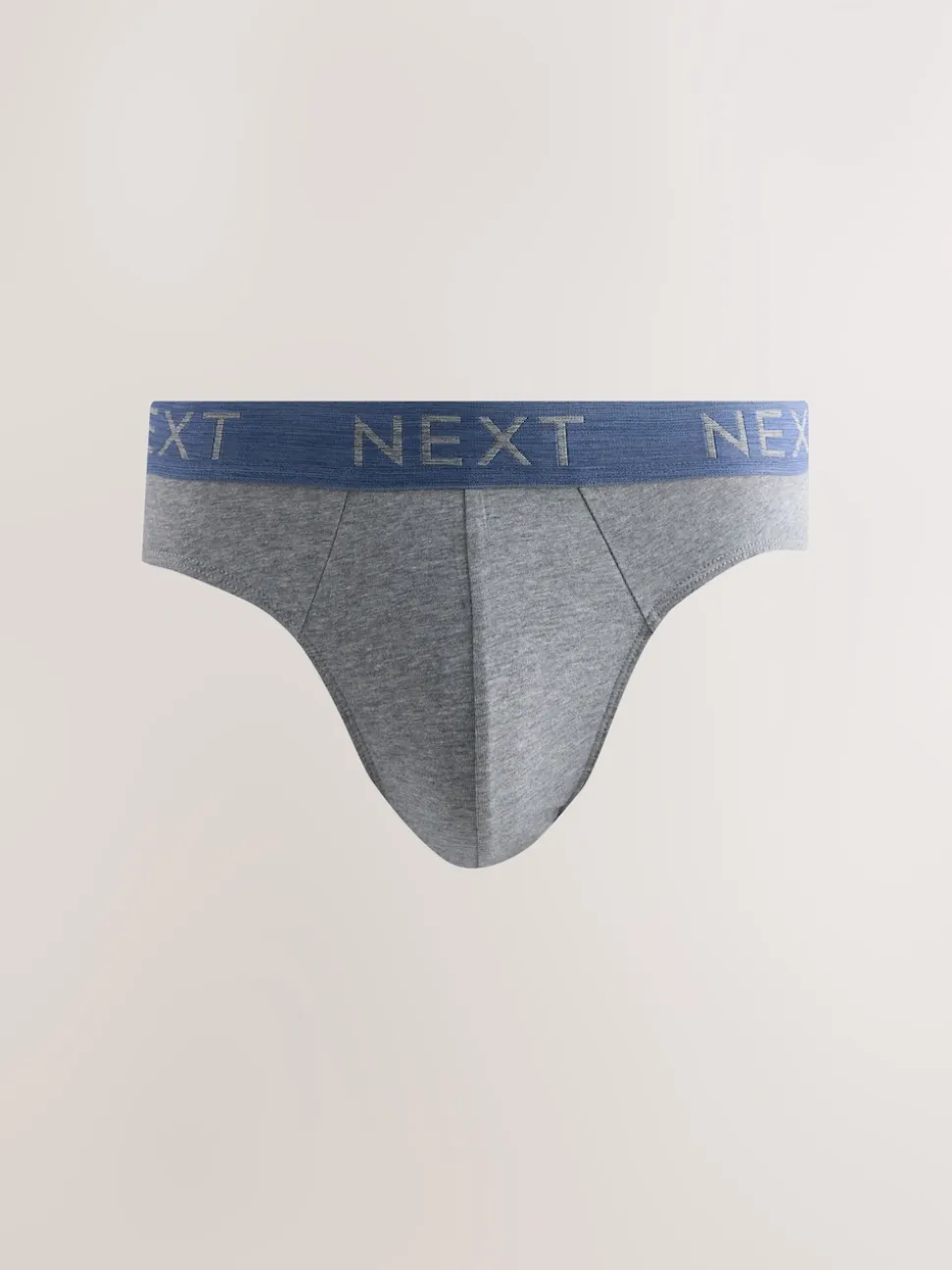 Blue / Grey Marl 10 pack Cotton Rich Briefs