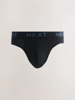 Blue / Grey Marl 10 pack Cotton Rich Briefs