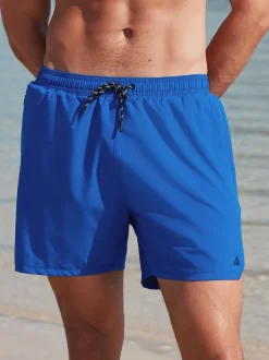 Blue Active Lined Swim Shorts