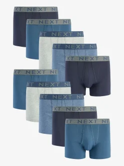 Blue A-Front Boxers 10 Pack