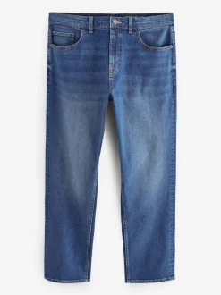 Blue Authentic Single Straight Fit Classic Stretch Jeans