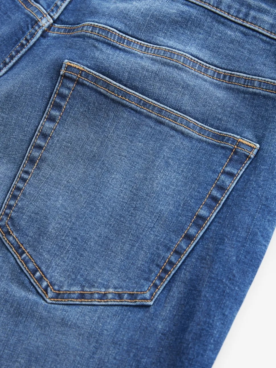 Blue Authentic Single Straight Fit Classic Stretch Jeans