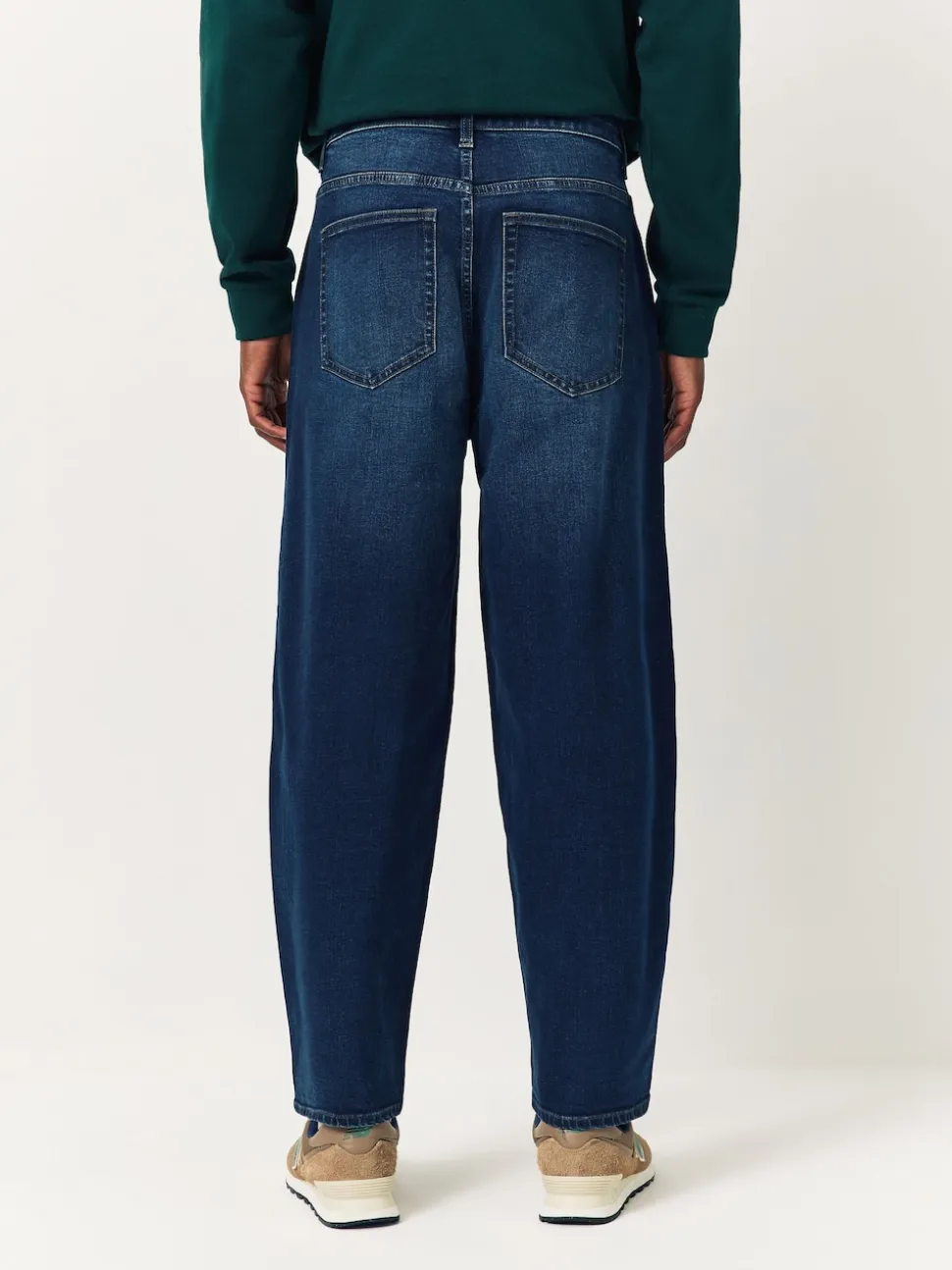 Blue Barrel Fit Classic Stretch Jeans