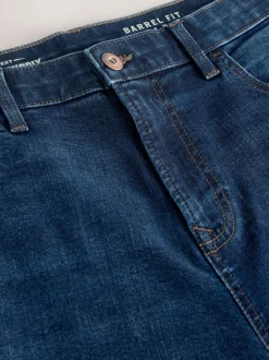 Blue Barrel Fit Classic Stretch Jeans