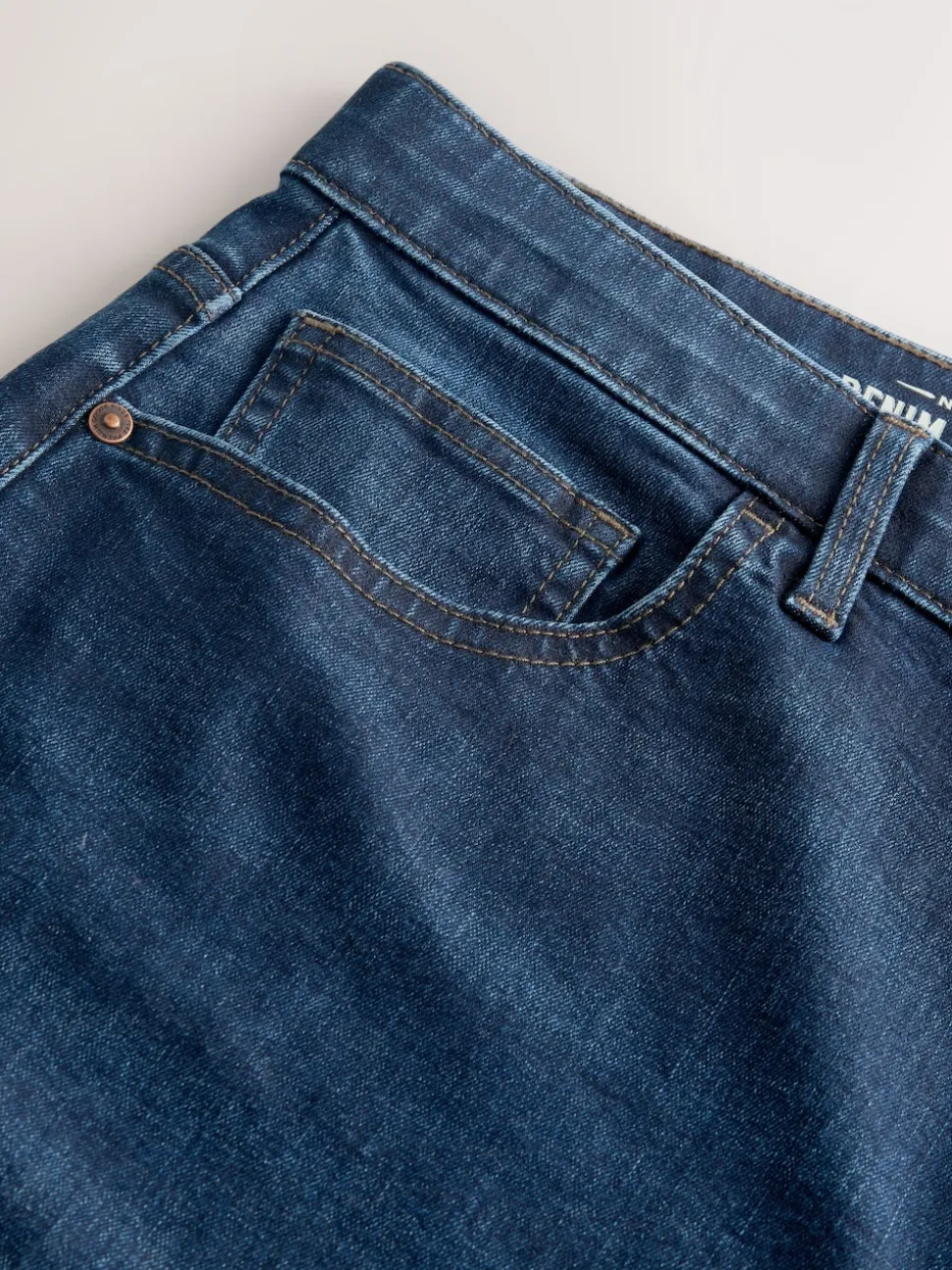 Blue Barrel Fit Classic Stretch Jeans
