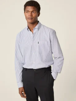 Blue Bengal Regular Fit Easy Iron Button Down Oxford Shirt