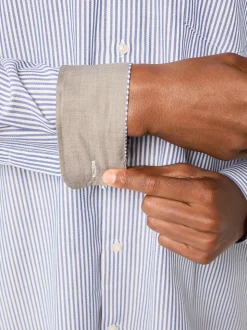 Blue Bengal Regular Fit Easy Iron Button Down Oxford Shirt
