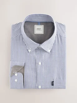 Blue Bengal Regular Fit Easy Iron Button Down Oxford Shirt