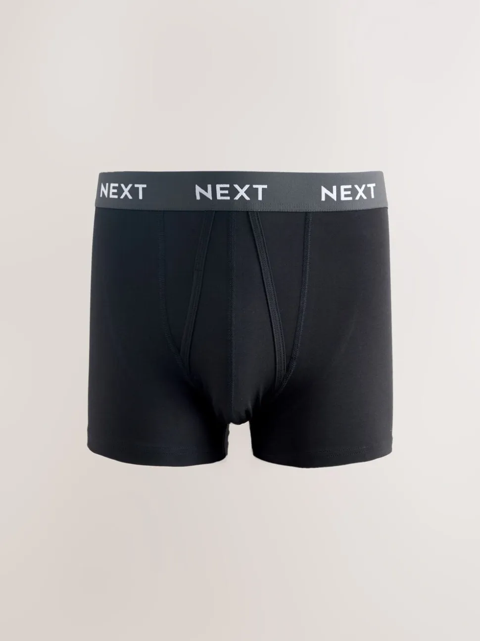 Blue/ Black Waistbands 5 Pack A-Front Cotton Rich Boxers