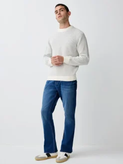 Blue Bootcut Classic Stretch Jeans