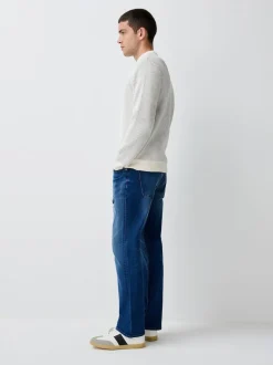 Blue Bootcut Classic Stretch Jeans