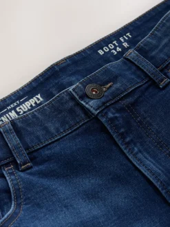 Blue Bootcut Classic Stretch Jeans