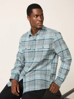 Blue Check Long Sleeve Shirt