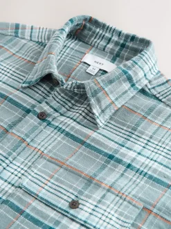 Blue Check Long Sleeve Shirt