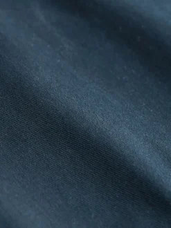 Blue Dark Straight Fit Stretch Chinos Trousers