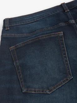 Blue Deep Slim Fit Authentic Stretch Denim Jeans