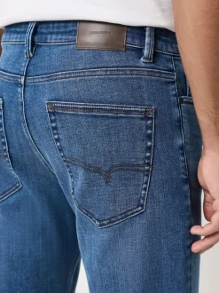Blue Denim - ThermoGen Straight Fit Motionflex Jeans