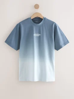 Blue Dip Dye T-Shirt