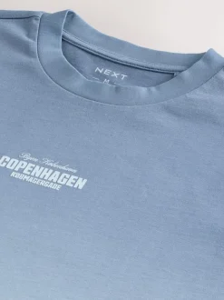 Blue Dip Dye T-Shirt