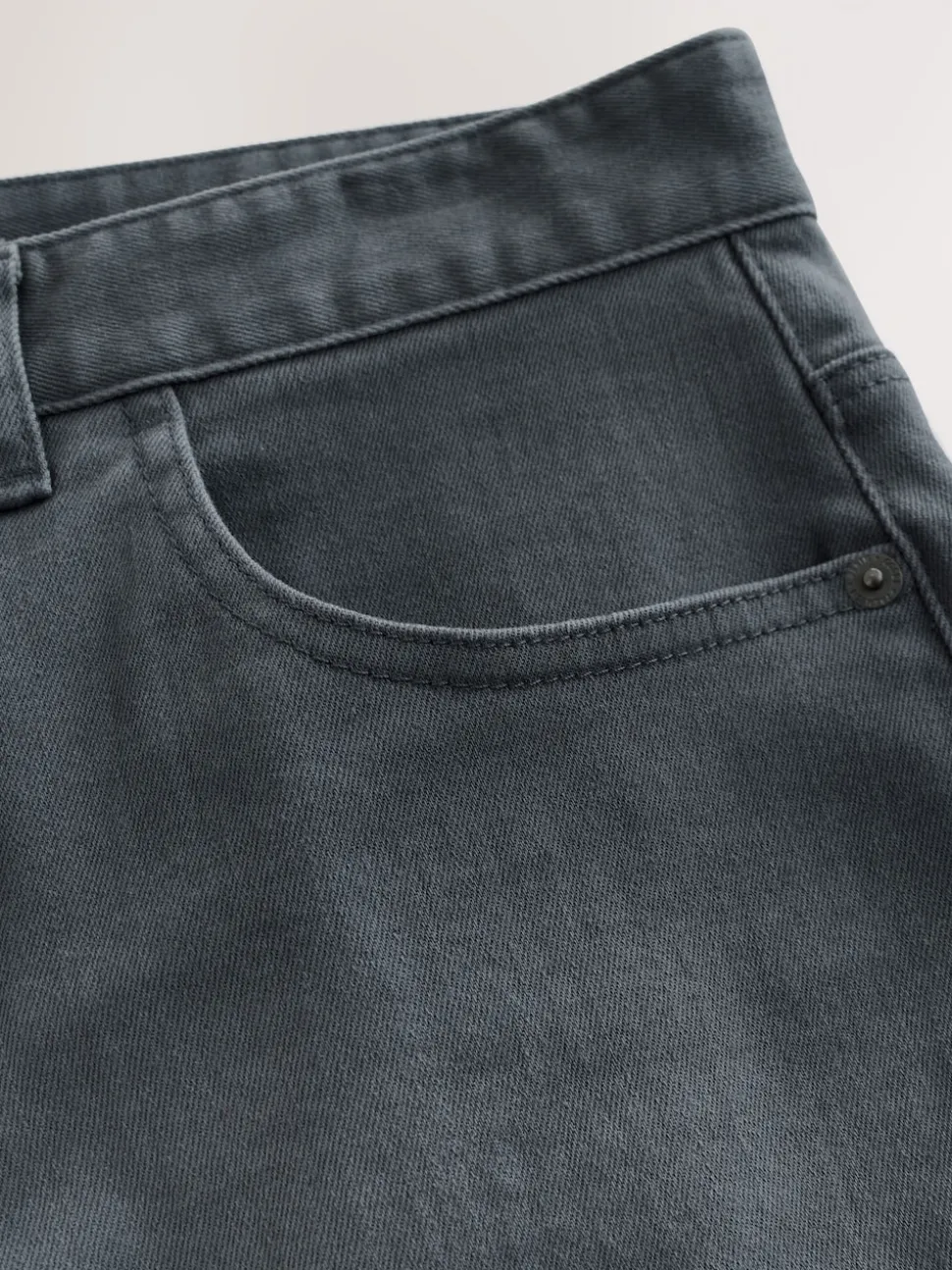 Blue Grey Mid Single Slim Fit Classic Stretch Jeans