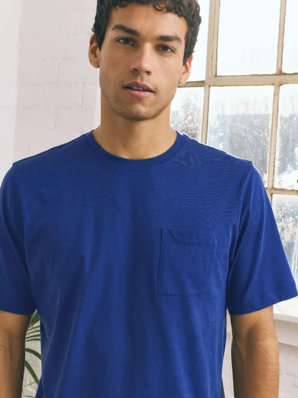 Blue Hamish the Highland Cow Jersey Short Sleeve Pyjamas Set