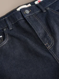Blue Indigo Rinse Regular Tapered Fit Signature Selvedge Denim Jeans