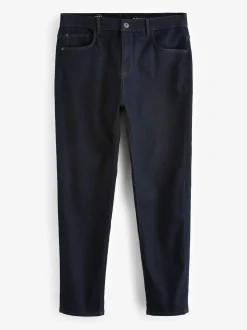 Blue Indigo Rinse Regular Tapered Fit Classic Stretch Jeans