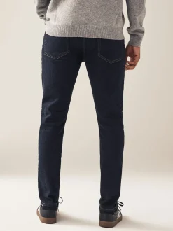 Blue Indigo Rinse Single Skinny Fit Classic Stretch Jeans