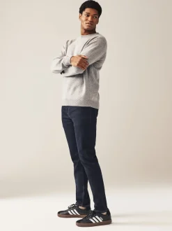 Blue Indigo Rinse Single Skinny Fit Classic Stretch Jeans