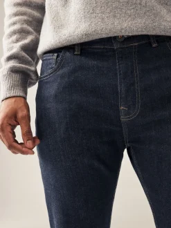 Blue Indigo Rinse Single Skinny Fit Classic Stretch Jeans