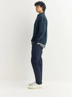 Blue Indigo Rinse Single Slim Fit Classic Stretch Jeans