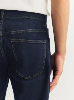 Blue Indigo Rinse Single Slim Fit Classic Stretch Jeans