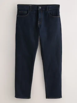 Blue Indigo Rinse Single Slim Fit Classic Stretch Jeans
