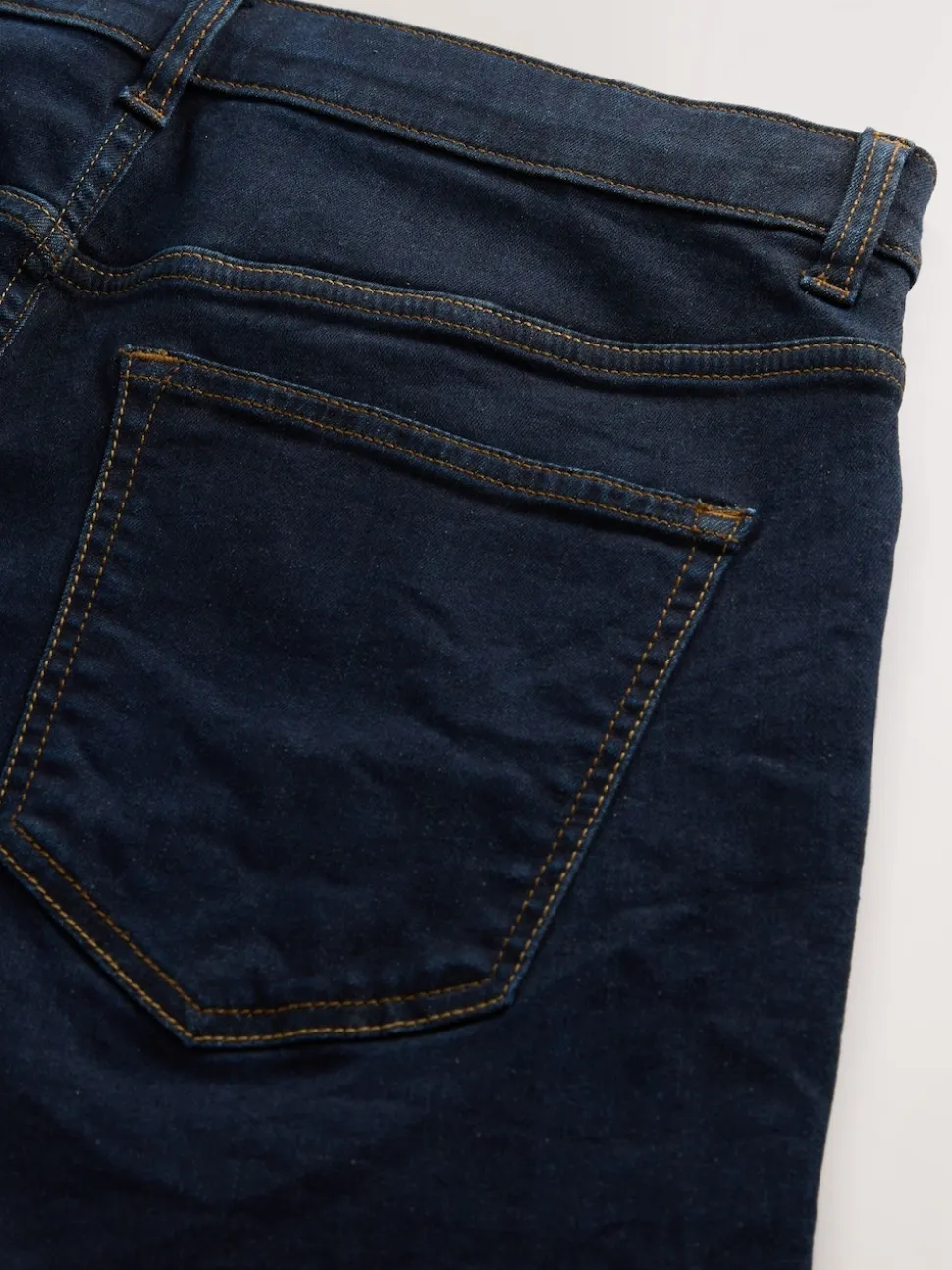 Blue Indigo Rinse Single Slim Fit Classic Stretch Jeans