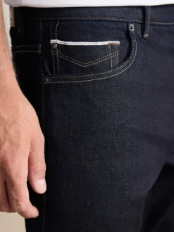 Blue Indigo Rinse Slim Fit Signature Selvedge Denim Jeans
