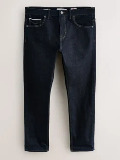 Blue Indigo Rinse Slim Fit Signature Selvedge Denim Jeans