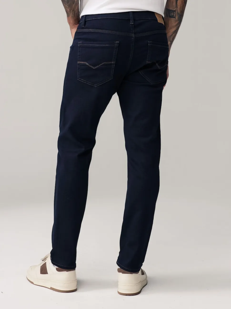 Blue Indigo Rinse Slim Fit Comfort Stretch Jeans