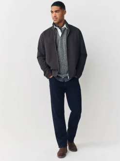 Blue Indigo Rinse Straight Fit Comfort Stretch Jeans