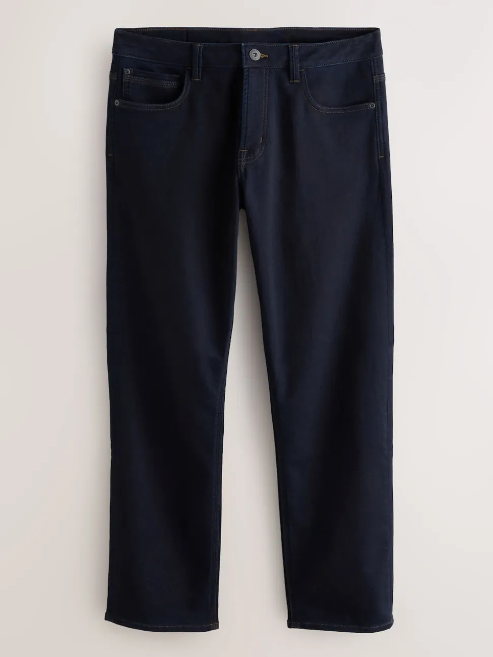 Blue Indigo Rinse Straight Fit Comfort Stretch Jeans