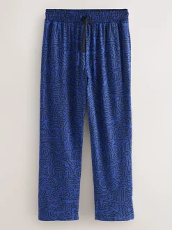 Blue Keith Haring Printed Jersey Pyjama Bottoms