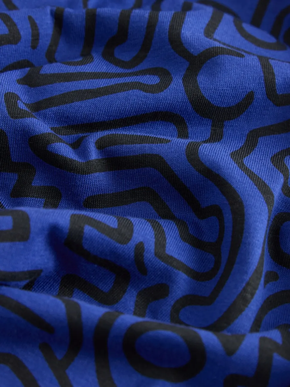 Blue Keith Haring Printed Jersey Pyjama Bottoms