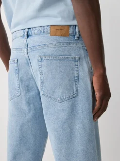 Blue Light Authentic Relaxed Fit Vintage Wash Denim Jeans