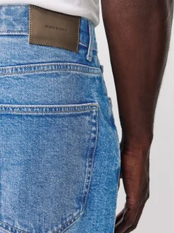 Blue Light Baggy Fit Vintage Wash Denim Jeans