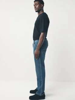 Blue Light Straight Fit Motionflex Jeans