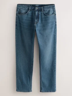 Blue Light Straight Fit Motionflex Jeans
