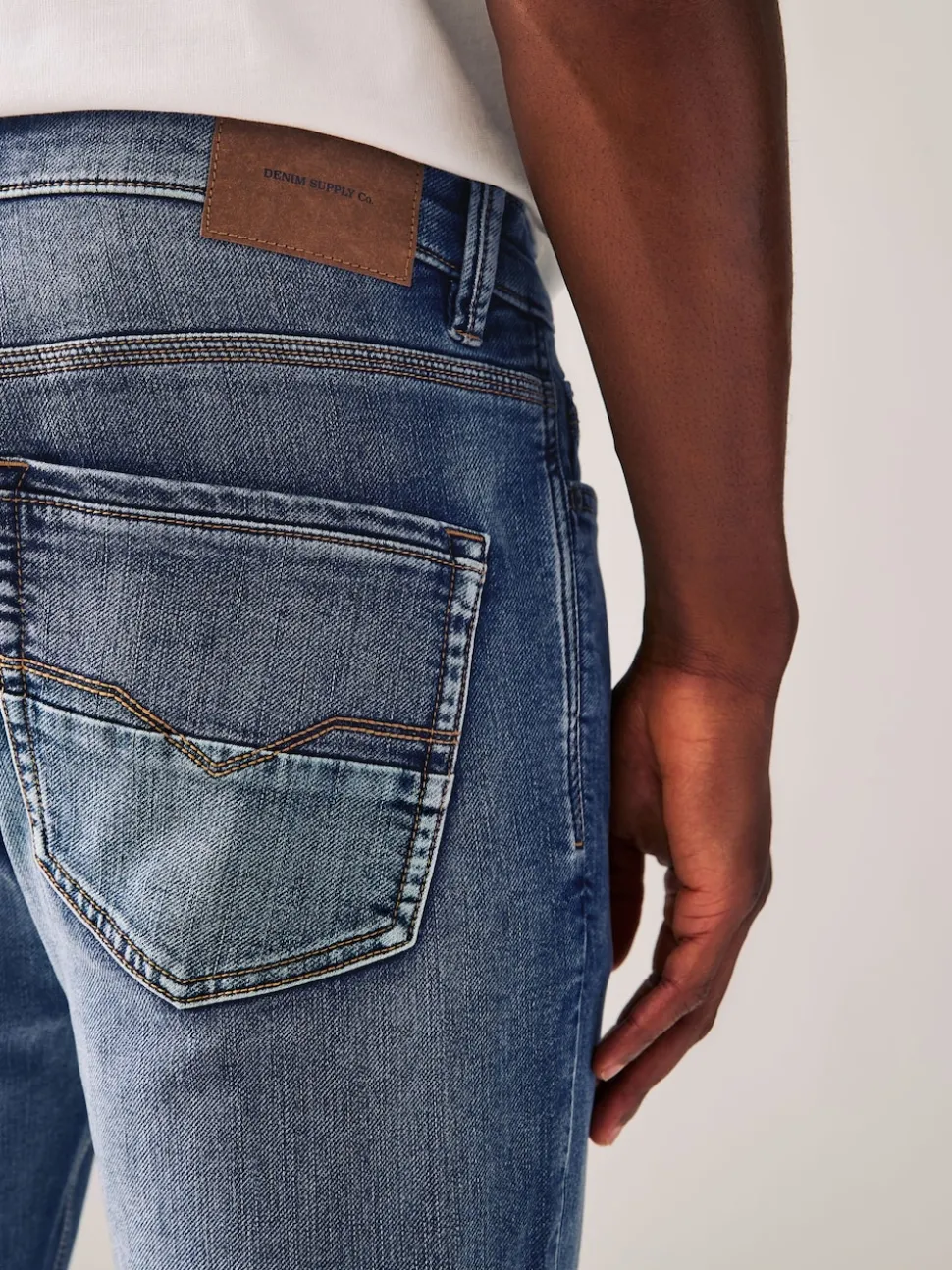 Blue Light Vintage Skinny Fit Comfort Stretch Jeans