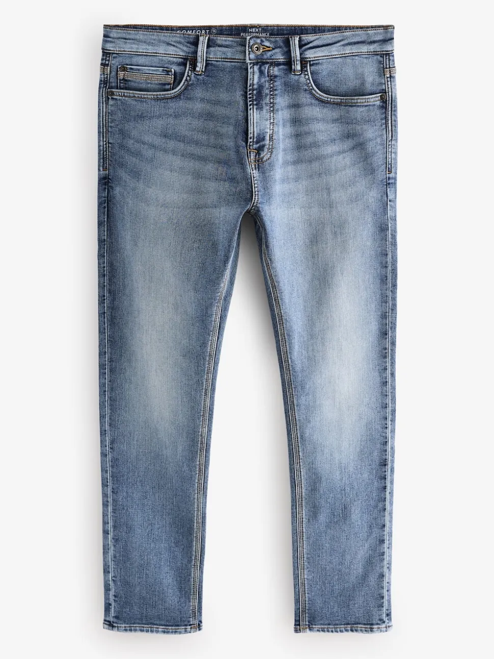 Blue Light Vintage Skinny Fit Comfort Stretch Jeans