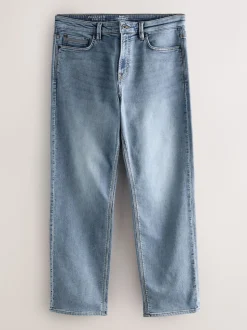 Blue Light Vintage Straight Fit Comfort Stretch Jeans